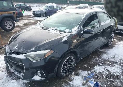 2016 Toyota Corolla S Plus z USA, uszkodzony, nr VIN 2T1BURHE7GC621639
